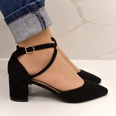 Dámske semišové BELISIA čierne