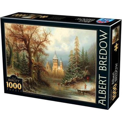 D-Toys Albert Bredow Romantic Winter Landscape 1000 dielov