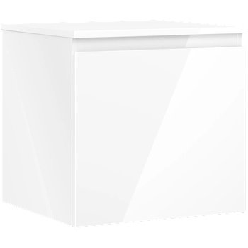 Mexen Orio шкаф за баня под умивалник 50 см с плот, 1 чекмедже, бял гланц - 91A10-05047-1-BFC00 (91A10-05047-1-BFC00)