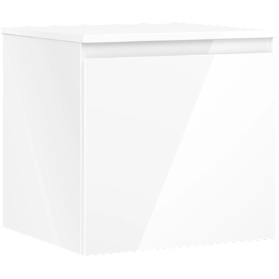 Mexen Orio шкаф за баня под умивалник 50 см с плот, 1 чекмедже, бял гланц - 91A10-05047-1-BFC00 (91A10-05047-1-BFC00)