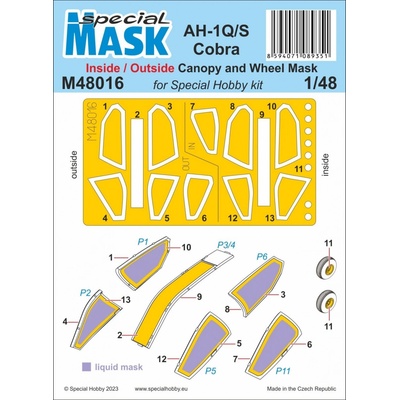 Special Hobby AH-1Q/S Cobra MASK M48016 1:48