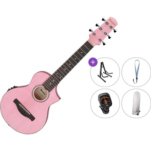 Ibanez EWP17M2E-SMO Premium SET Strawberry Milk Open Pore Гиталеле (EWP17M2E-SMO-PREMIUM-SET)