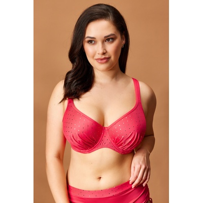 Astratex Горнище на бански костюм Maia Glitter Red Plus (P817MaiGlRedPlus)