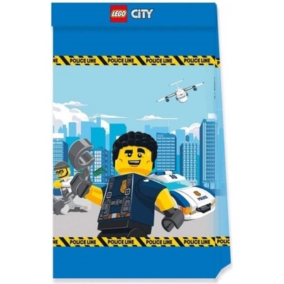 Procos Tašky papirové Lego City 4 ks