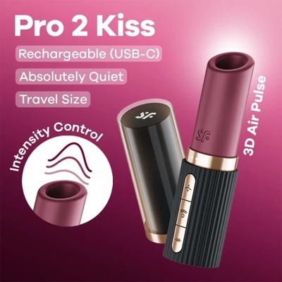 Satisfyer Засмукващ клиторстимулатор Satisfyer Deep Kiss