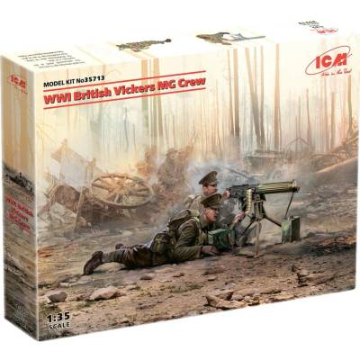 ICM British Vickers MG Crew WWI 2 figúrky 1:35