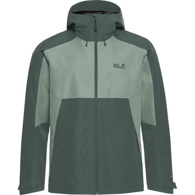 Jack Wolfskin Мъжко водоустойчиво яке Jack Wolfskin Wildbound 2L Jacket Waterproof jacket - Green Zinnia - размер M (002-3853-0212)