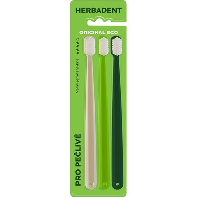 Herbadent Original ECO Ultrajemný zubní kartáček 3 ks