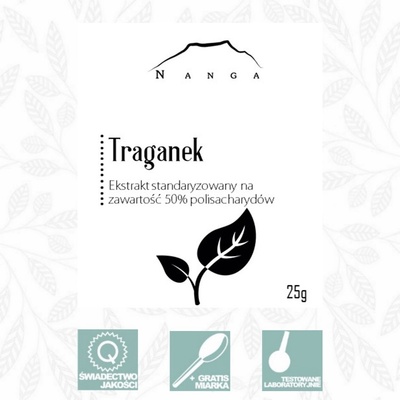 Kozinec blanitý extrakt 50% polysacharidov - astragalus membranaceus - 25 g