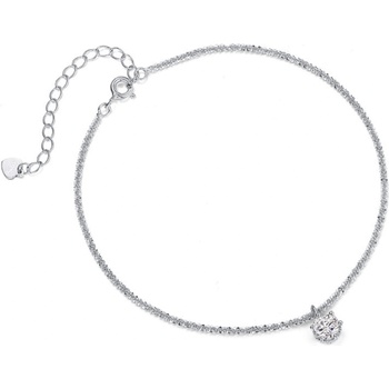 Silenti Jewelry Сребърна гривна за крак "Експресивност