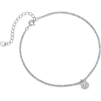 Silenti Jewelry Сребърна гривна за крак "Експресивност