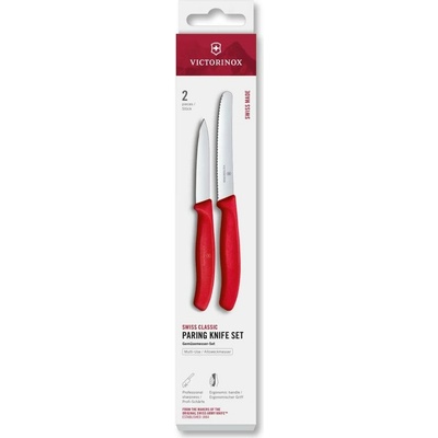 Victorinox Sada kuchynských nožov na zeleninu SWISS CLASSIC 2 ks červená 6.7111.2C1