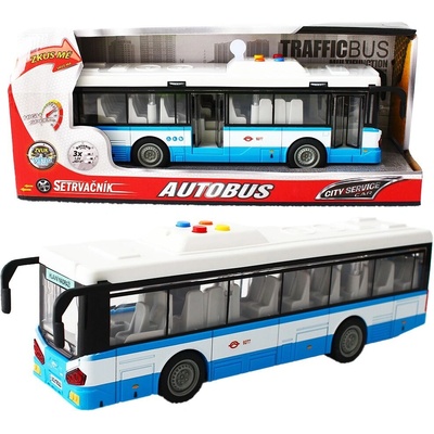 Sparkys Městský autobus na setrvačník s osvětlením a zvukem modrý
