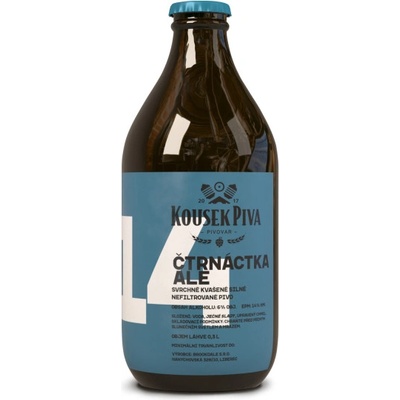 Kousek Piva Čtrnáctka ALE APA 6% 14° 0,3 l (sklo)