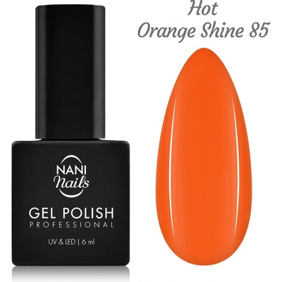 NANI gél lak Hot Orange Shine 6 ml