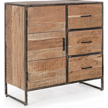 Bizzotto Скрин elmer с 1 врата и 3 чекмеджета (0746312)