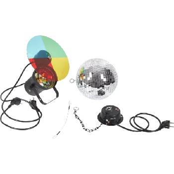 Eurolite Mirrorball Set 20 cm Огледална сфера (MIRRORBALL-SET-20-CM)