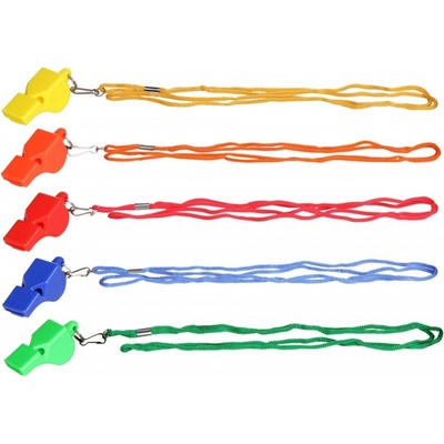 Merco Whistle Colored 013 plastová píšťalka so šnúrkou