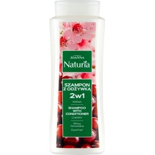 Joanna Naturia šampón 2v1 s čerešňovým vlasovým kondicionérom 500 ml