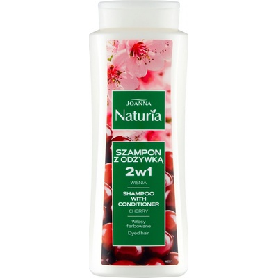 Joanna Naturia šampón 2v1 s čerešňovým vlasovým kondicionérom 500 ml