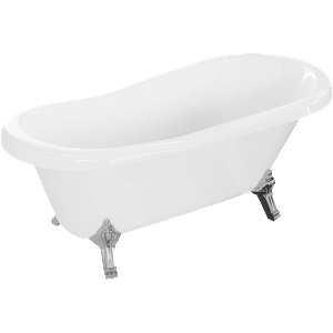 Mexen Retro 150x73 cm white/chrome (53251507300-00)
