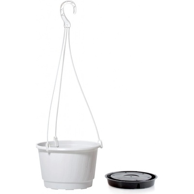 Prosperplast DWP27 Pro kvetináč závesný s vkladom 27cm biela