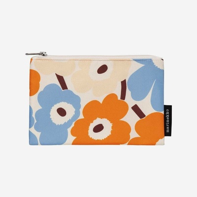 Marimekko kosmetická taštička Kaika Mini Unikko oranžová modrá