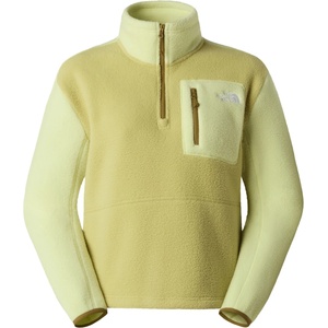 The North Face Дамски поларен пуловер The North Face Women's Yumiori 1/4 Zip Fleece jumper - Pear / Lemon Mist / Cedar - размер XXL (105-6483-0916)