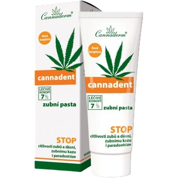 CANNADERM Aлкална паста за зъби CannaDent | Cannaderm, 75мл (CANNADENT001)