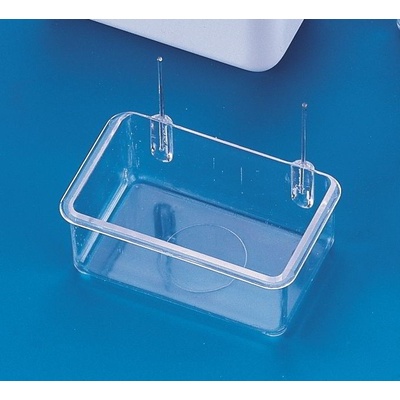 Nobby miska transparentní ptačí obdelník 8 x 4,5 x 3 cm – Zboží Dáma