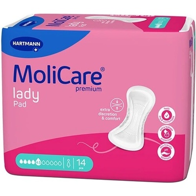 MoliCare Lady inkontinenčné vložky 4.5 kvapky 14 ks