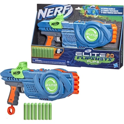 Hasbro Nerf Elite 2.0 Odpaľovacie zariadenie Flipshots Flip-8 šípky F2549