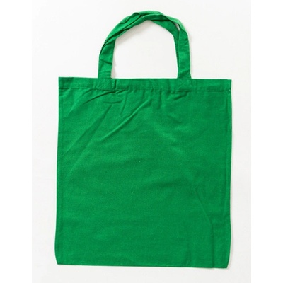 Printwear Bavlnená taška s krátkymi ušami XT002 Dark Green