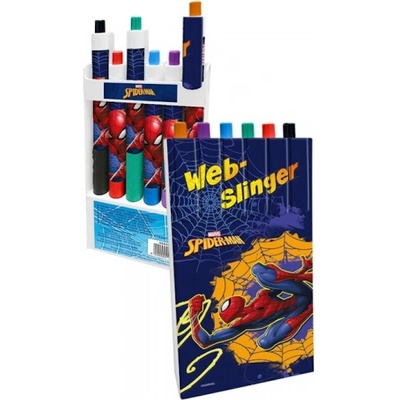 KIDS Цветни химикали Spiderman- 6 цвята (SP50058)