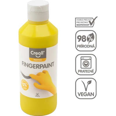 Creall prstová farba 250 ml žltá