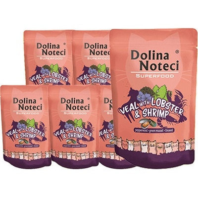 Dolina Noteci Superfood Cat Teľacie homár a krevety 85 g