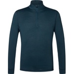super. natural Мъжка долна блуза с дълъг ръкав super. natural Tundra 175 Quarter Zip Longsleeve - Blueberry - размер XXL (014-2129-0115)