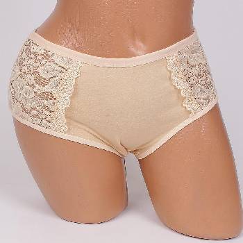 Image 1 of Бежова памучна бикина