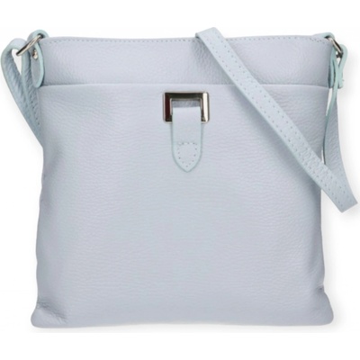 Vera Pelle kožená slim crossbody kabelka světle 1517 d92 modrá