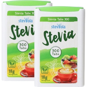 Medintim Steviola Stévia tablety v dávkovači 2 x 300 tbl