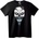 NOONEBRAND Тениска Skull с мустаци - XS, White