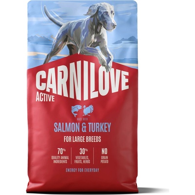 Carnilove Active Adult Large Salmon & Turkey 4 kg