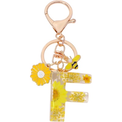 HARAHU Ключодържател Азбука - f / Жълта kp37839 (37839)
