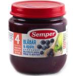 Semper Плодово пюре Semper - Боровинка и ябълки, 125 g (9620) - ozone