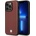 BMW Кейс BMW BMHMP14L22RFGR за iPhone 14 Pro 6.1", бордо / бордо, Leather Diamond Pattern MagSafe (BMW000579-0)