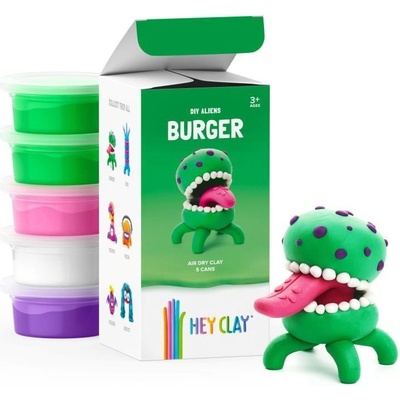 Tm Toys Hey Clay Kreativní modelovací sada Burger