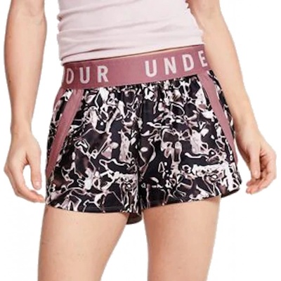 Under Armour PLAY UP 3.0 PRINTED SHORTS dámské šortky růžová bílá černá