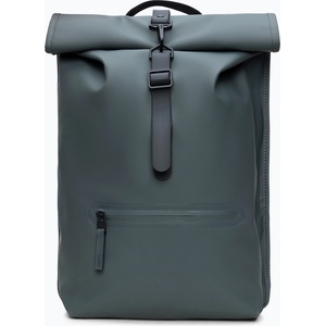 Rains Градска раница Rains Rucksack Rolltop 13 + 4 l dark grey