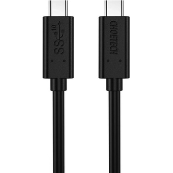 Choetech Кабел Choetech A3002, от USB C(м) към USB C(м), 1m, 60W, черен (A3002)