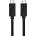 Choetech Кабел Choetech A3002, от USB C(м) към USB C(м), 1m, 60W, черен (A3002)